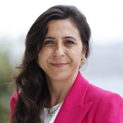 A photograph of Şebnem Kalemli-Özcan for the Boston Fed's 69th Economic Conference.