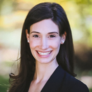 A photograph of Hillary Stein for the Boston Fed's 69th Economic Conference.