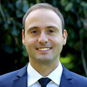 A photograph of Federico Esposito for the Boston Fed's 69th Economic Conference.