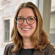 AA photograph of Lara Loewenstein for the Boston Fed's 70th Economic Conference