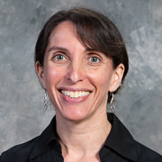 A photograph of Raven Saks Molloy for the Boston Fed's 70th Economic Conference